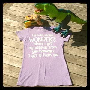 Girls XS tshirt Live and Tell EUC